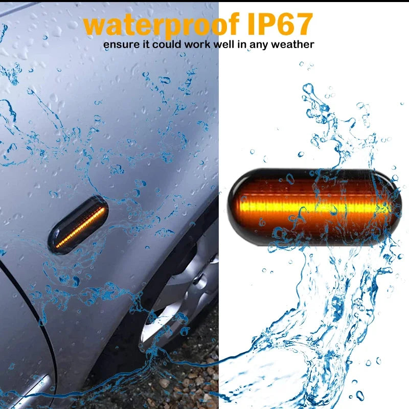 For SEAT Ibiza 6L Cordoba Toledo Leon MK1 MK2 LED Dynamic Side Marker Light Turn Signal Light for Octavia