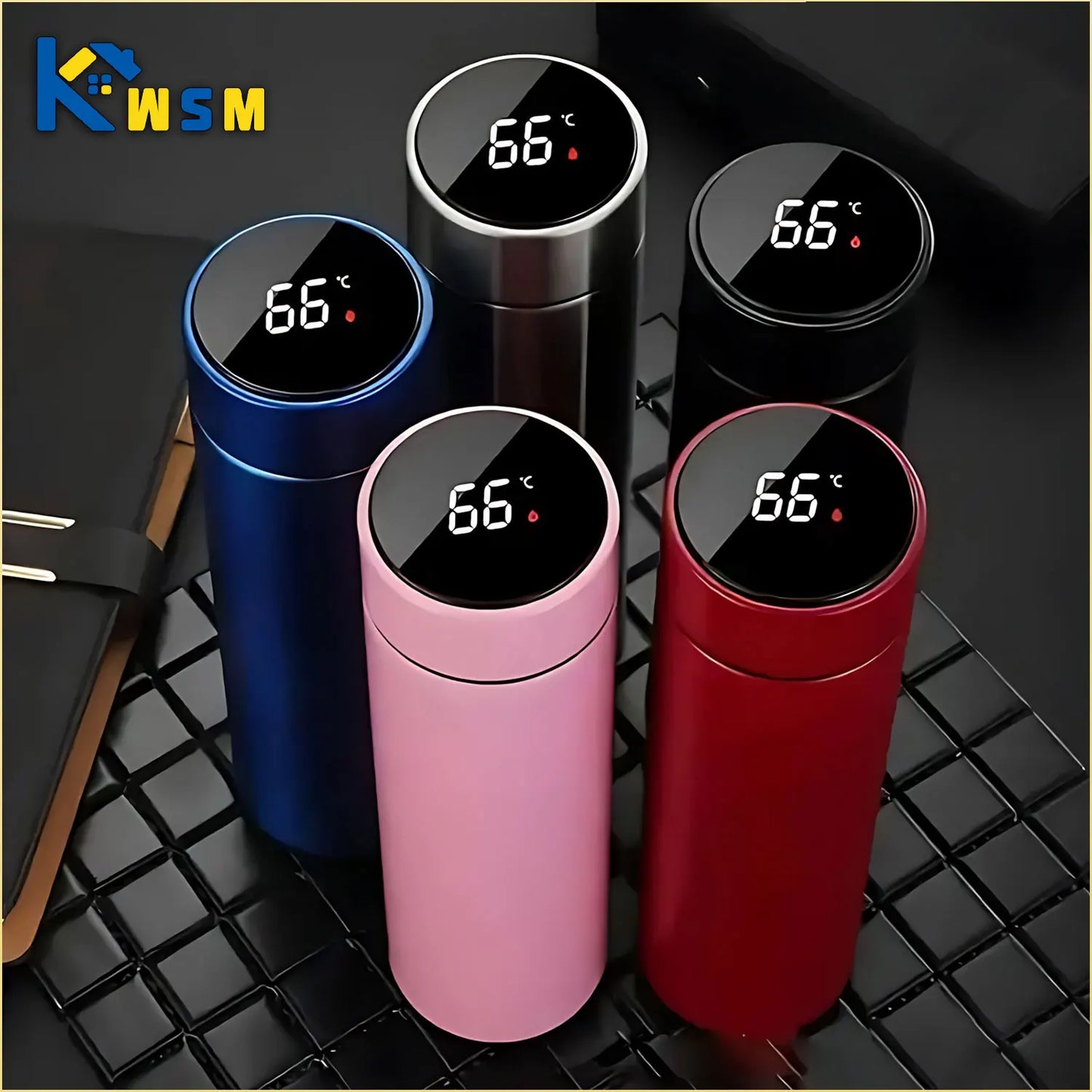 Smart Stainless Thermos Temperature Display 500ml