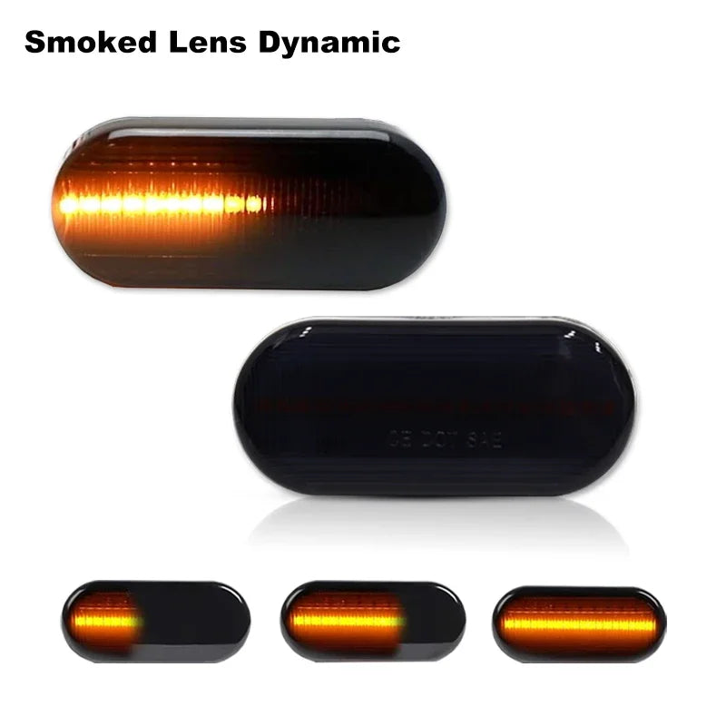 For SEAT Ibiza 6L Cordoba Toledo Leon MK1 MK2 LED Dynamic Side Marker Light Turn Signal Light for Octavia