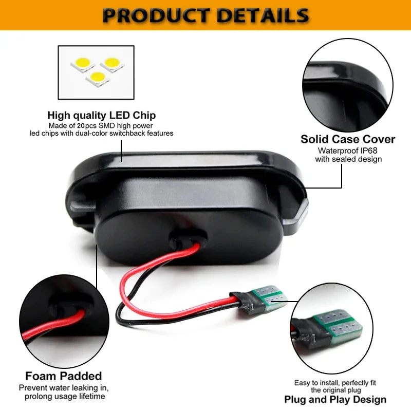 For SEAT Ibiza 6L Cordoba Toledo Leon MK1 MK2 LED Dynamic Side Marker Light Turn Signal Light for Octavia