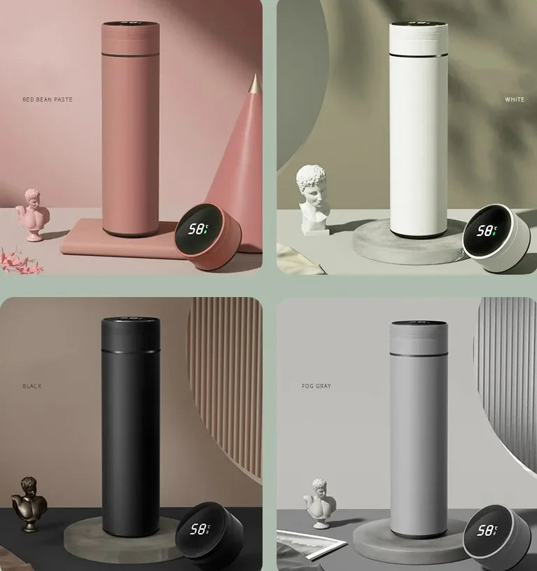 Smart Stainless Thermos Temperature Display 500ml