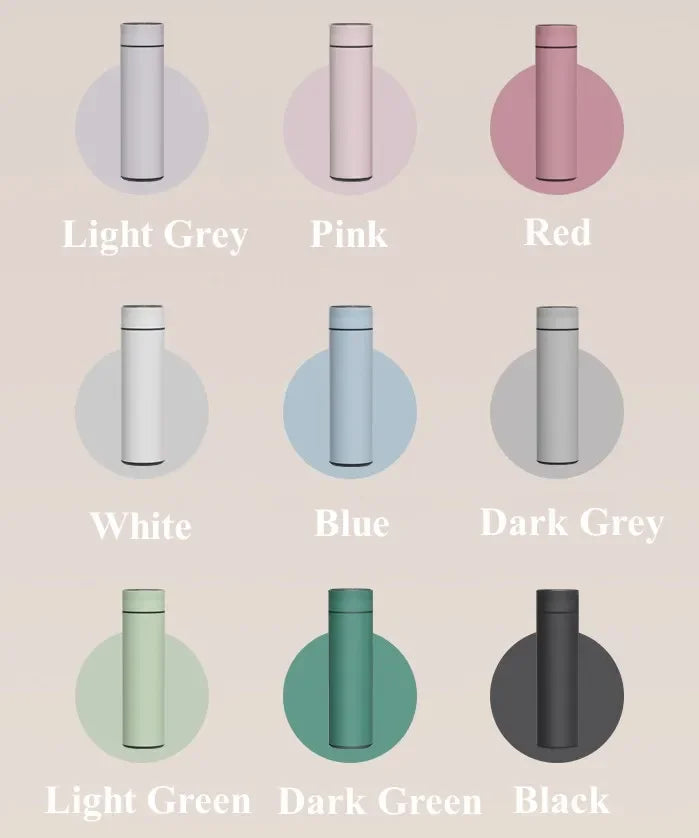 Smart Stainless Thermos Temperature Display 500ml