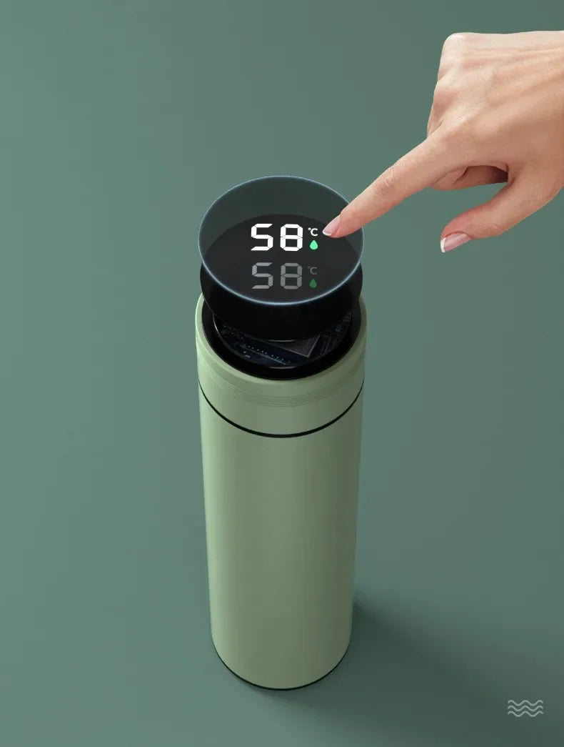 Smart Stainless Thermos Temperature Display 500ml
